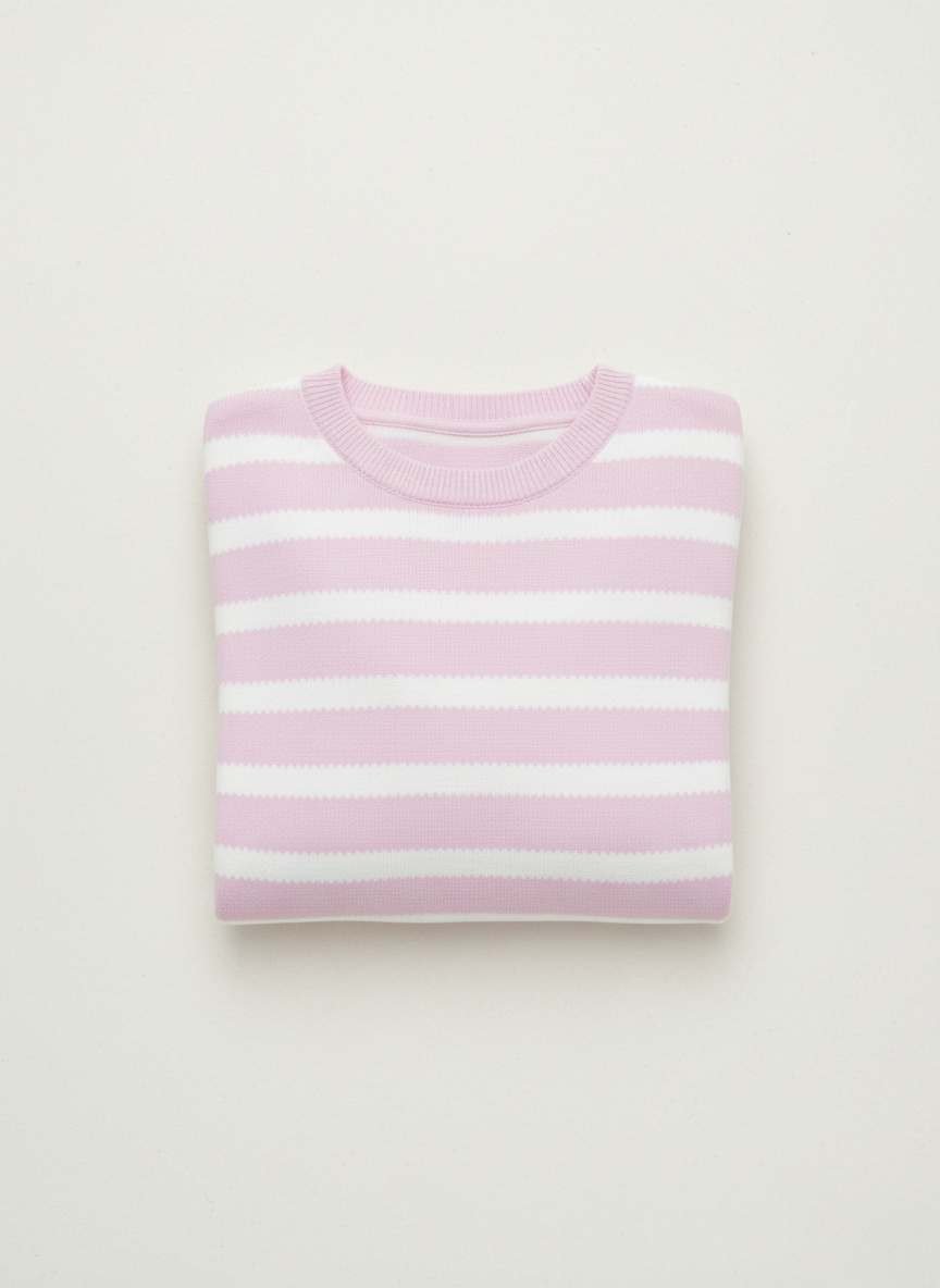 Pink Stripe Sweater